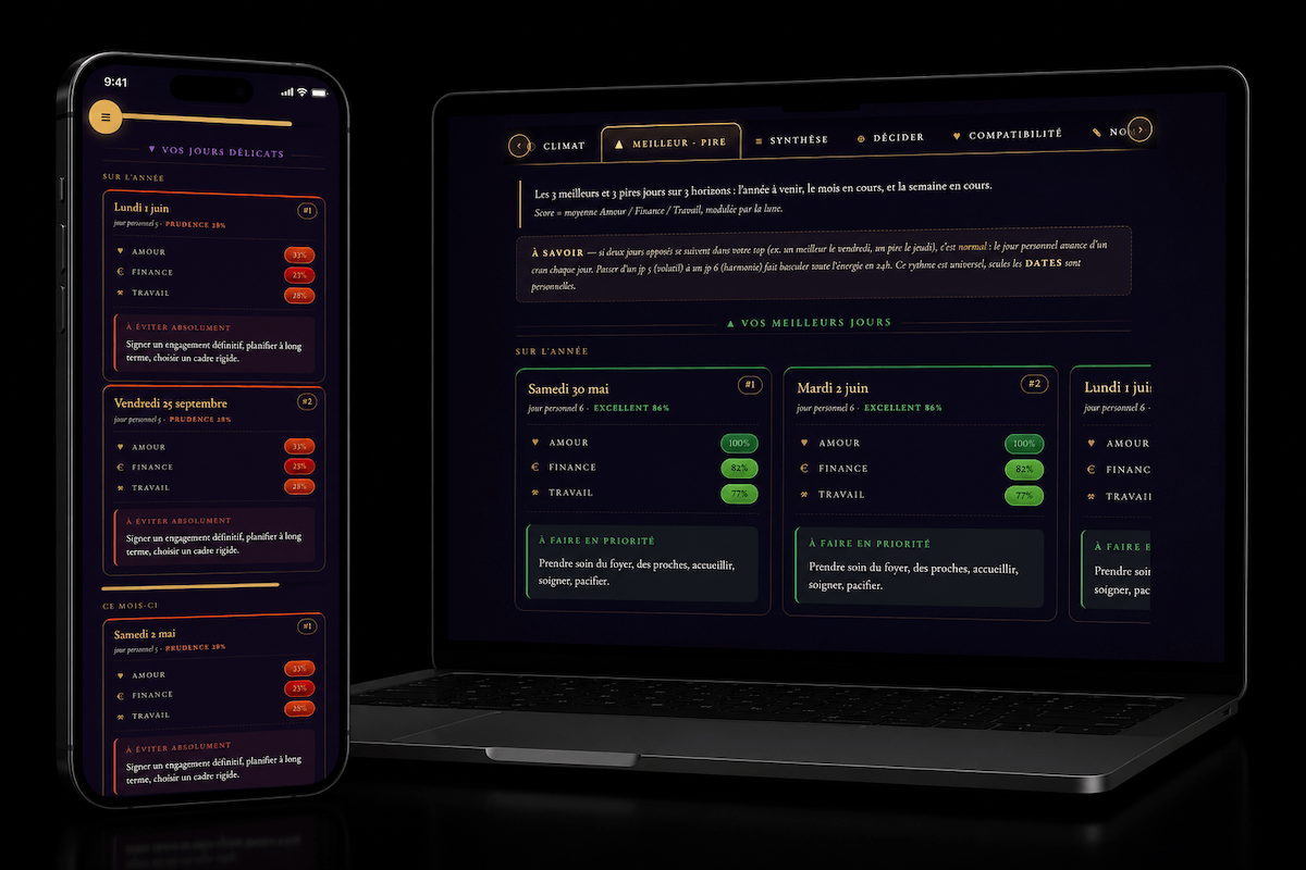 Numéroscope — Climat énergétique annuel